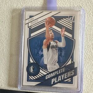Luka Dončić Donruss and others Complete Players Basketball Card - Blue & White